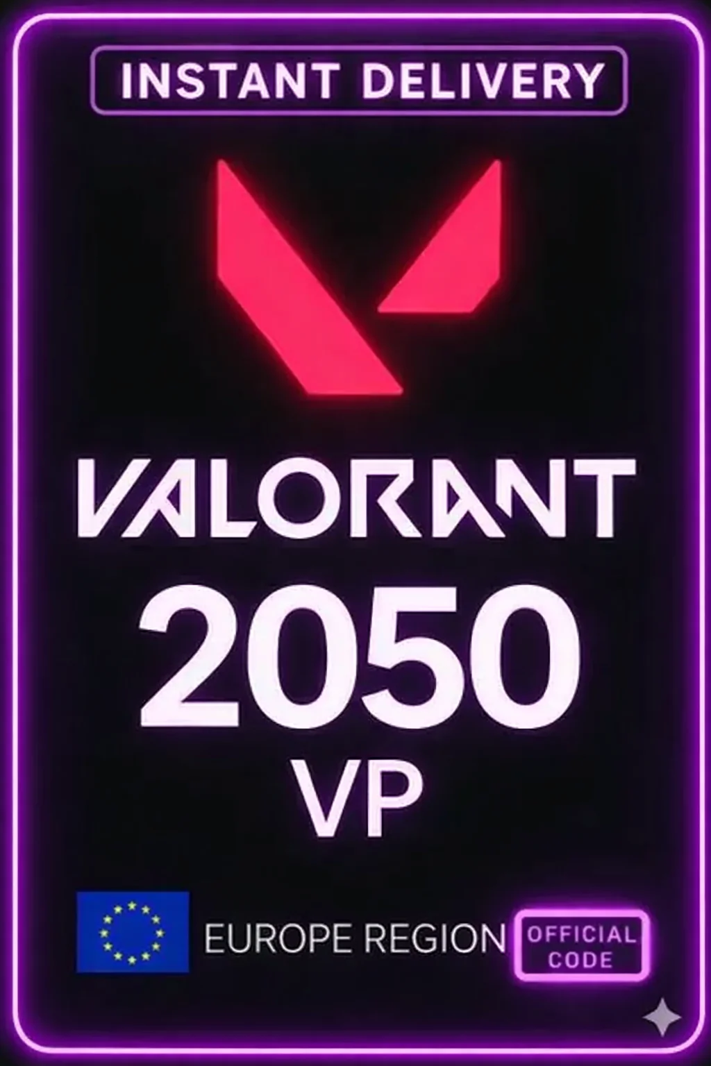 Valorant Points 20€ - 2050 VP (EU Server)