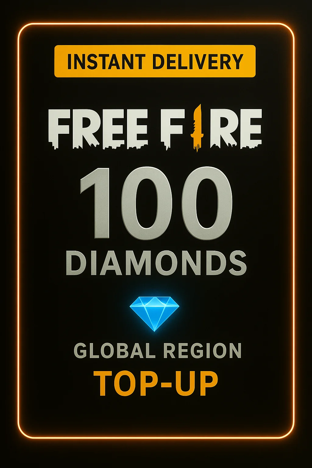 فری فایەر 100 Diamonds Top Up · Free Fire