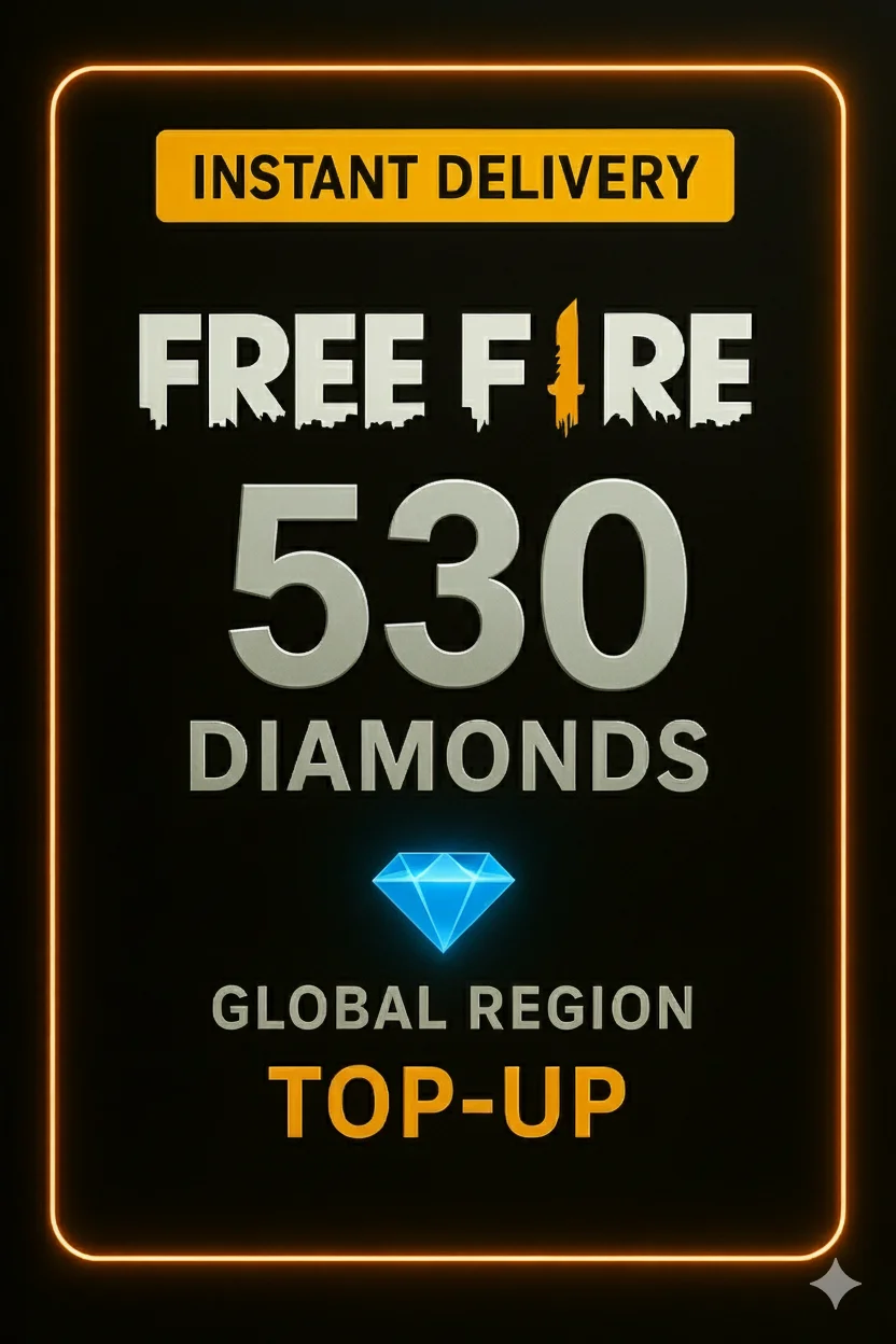 فري فاير 530 Diamonds Top Up · Free Fire