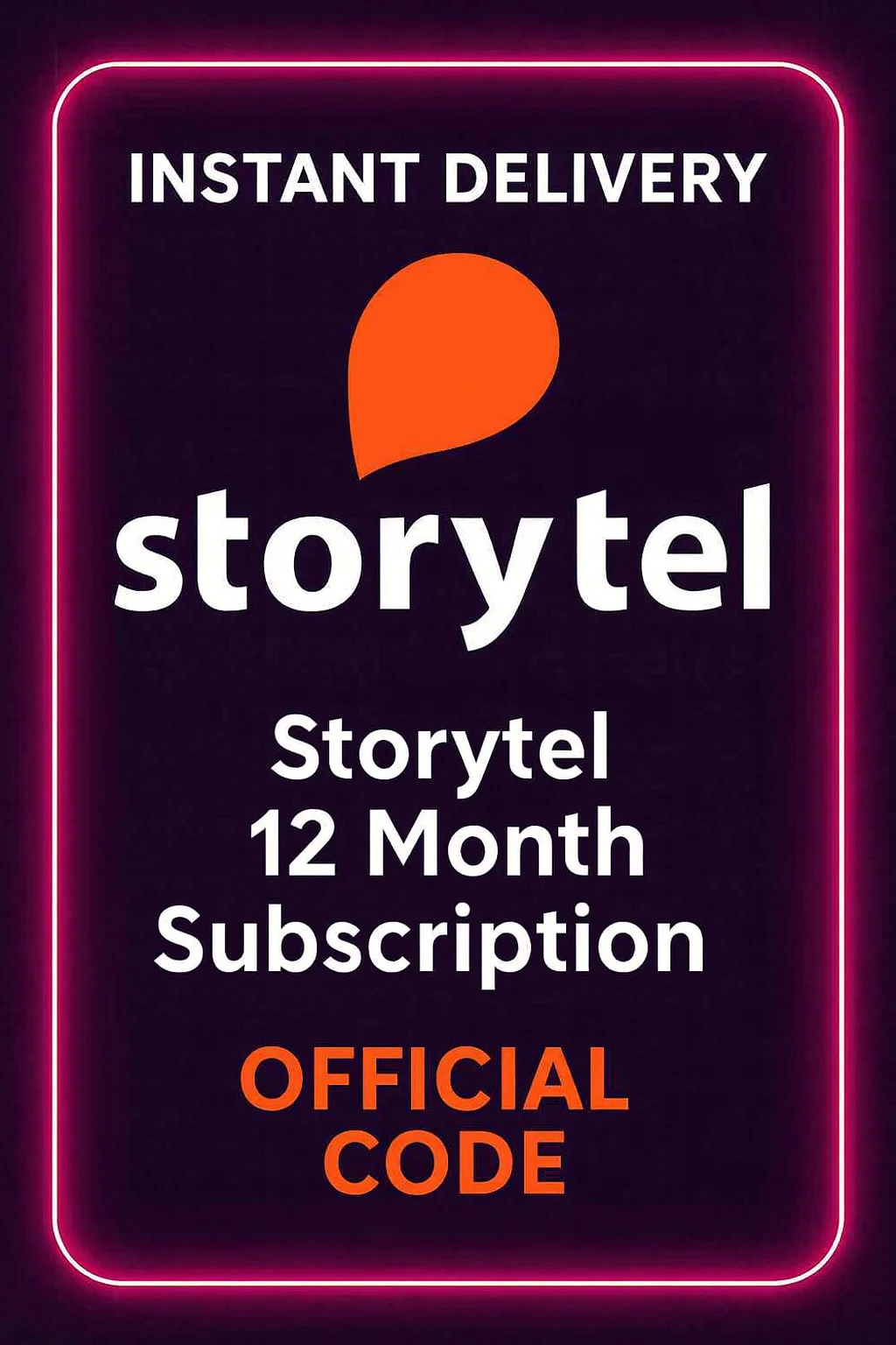 Storytel 12 Month Subscription | Egypt