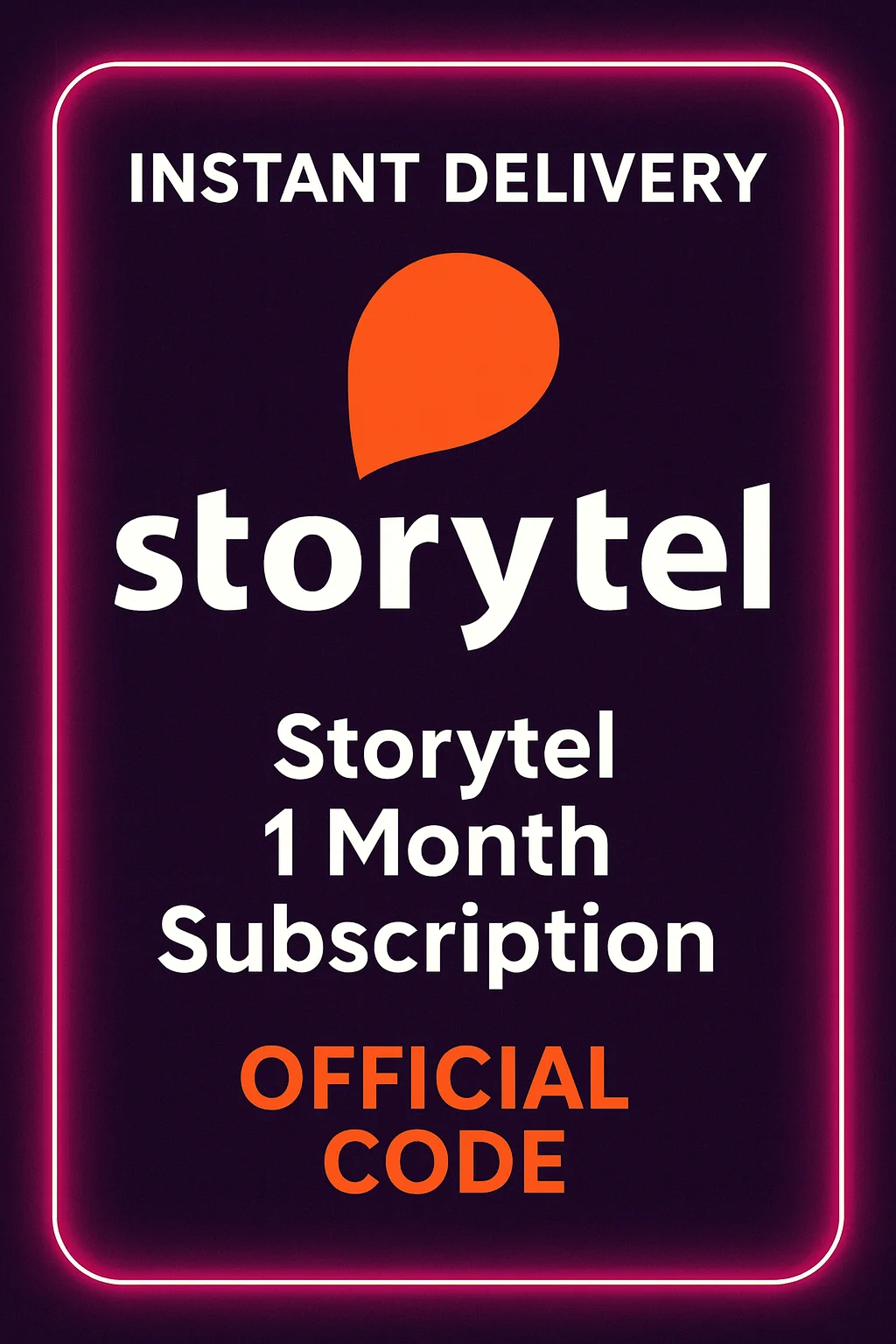 Storytel 1 Month Subscription | Qatar