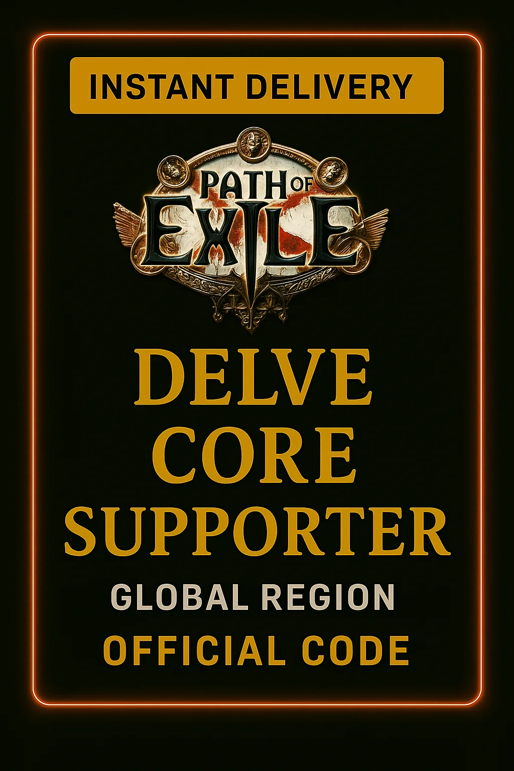 پات ئۆف ئێگزایل Delve Core Supporter · Path of Exile