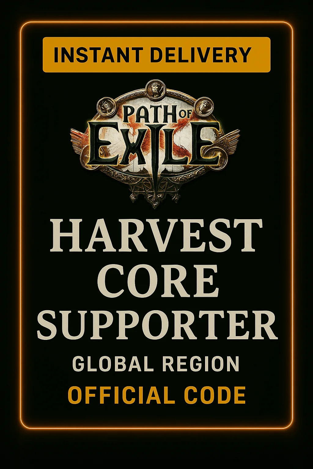 باث أوف إكزايل Harvest Core Supporter · Path of Exile