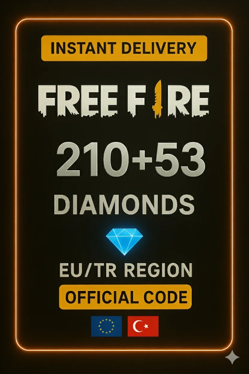 Free Fire 210+53 Elmas