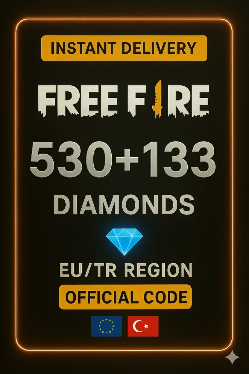 فري فاير 530+133 Elmas · Free Fire