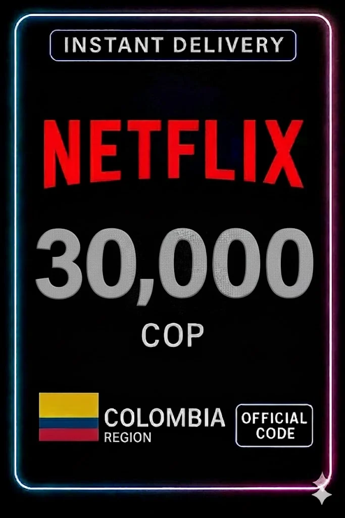 Netflix Gift Card 30.000 COP