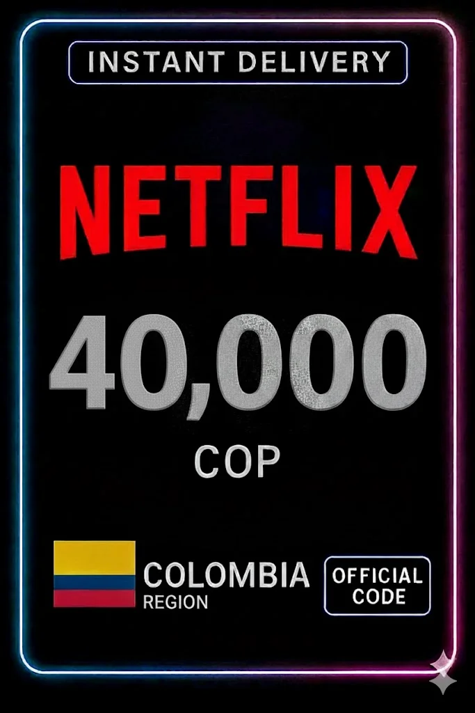 نتفلكس Gift Card 40.000 COP · Netflix