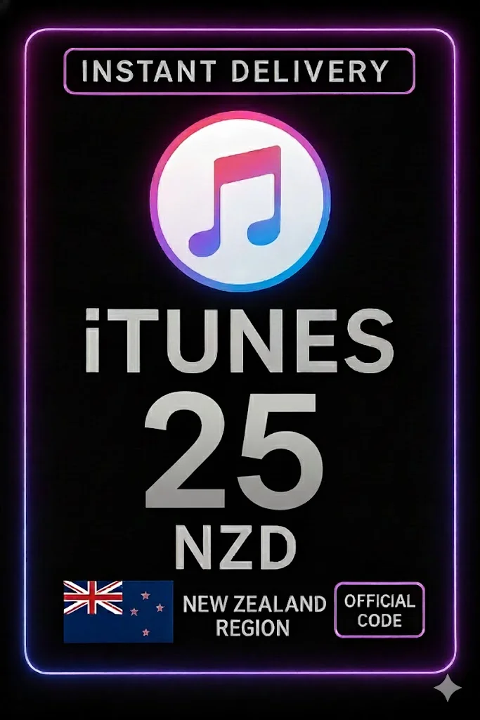 ئای تیونز Gift Card New Zealand - 25 NZD · iTunes
