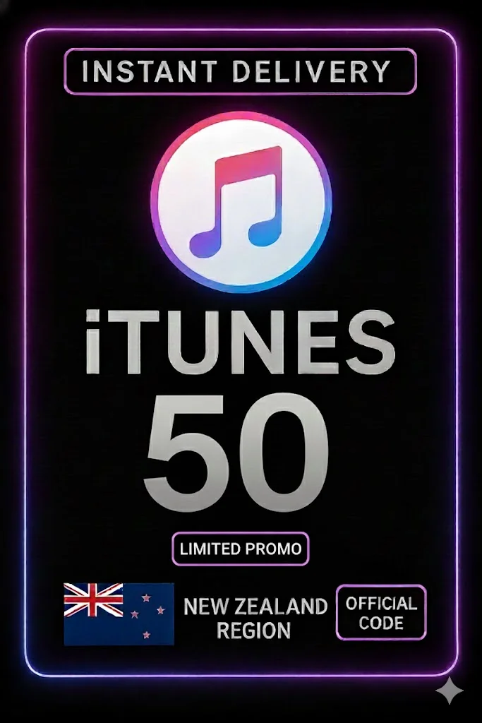 ئای تیونز Gift Card New Zealand - 50 NZD · iTunes