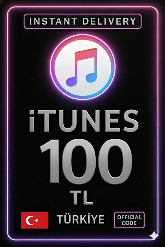 iTunes Hediye Kartı 100 TL Bakiye
