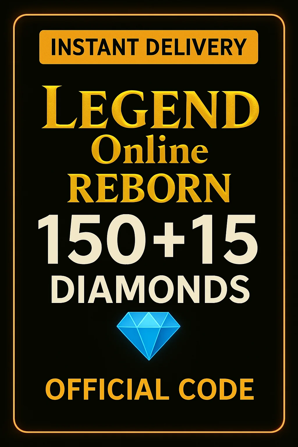 Legend Online 150 + 15 Reborn Elmas