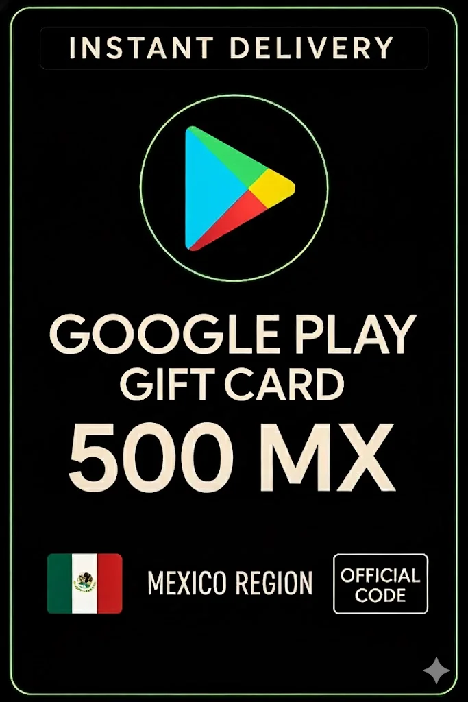 جوجل بلاي Gift Card - Mexico MX 500 · Google Play