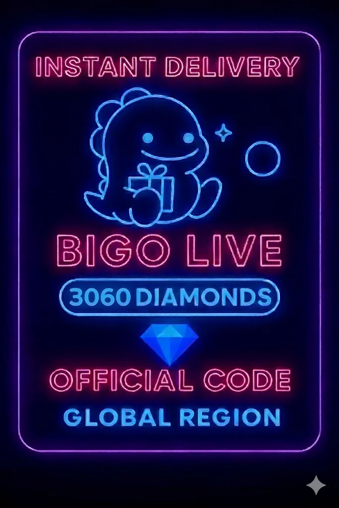 بيجو لايف - 3060 Diamonds (عالمي) · Bigo Live