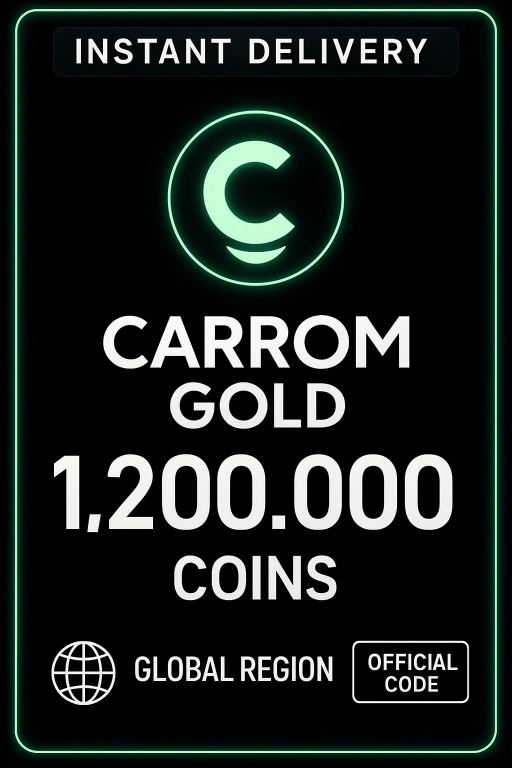 Carrom Gold - 1,200.000 Coin