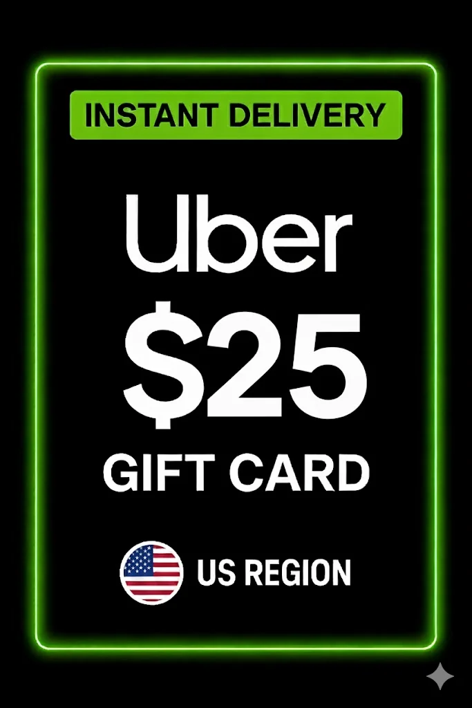 Uber Gift Card - 25$ (USA)