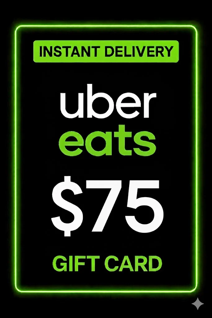 Uber Eats Gift Card - 75$ (USA)
