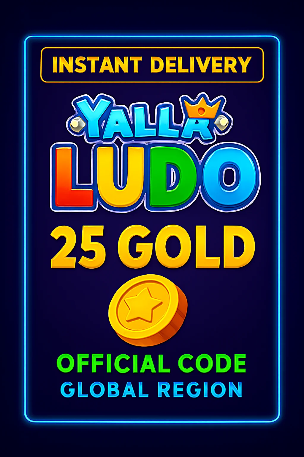 Yalla Ludo - USD 25 Gold (INT)