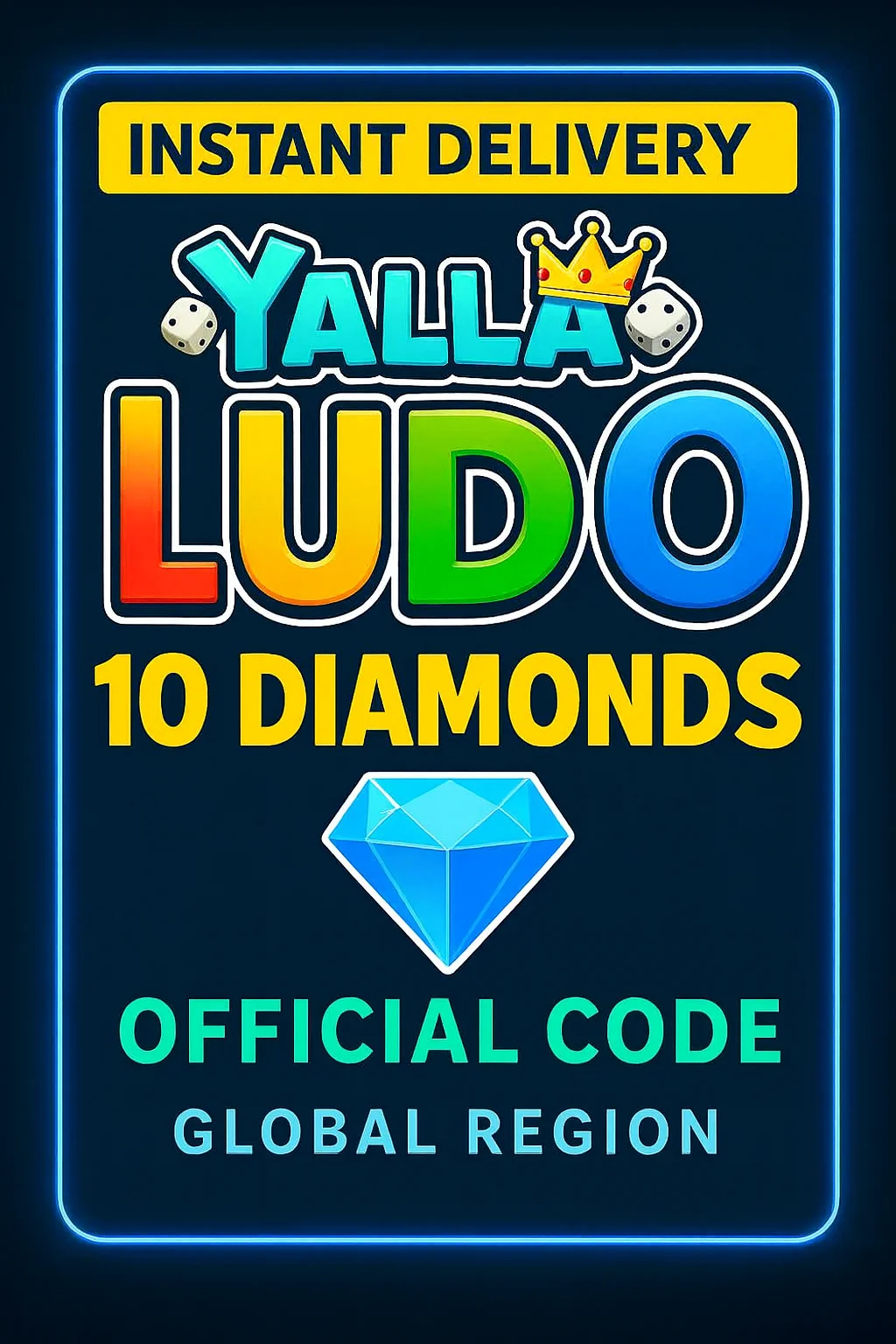 Yalla Ludo - USD 10 Diamonds (INT)