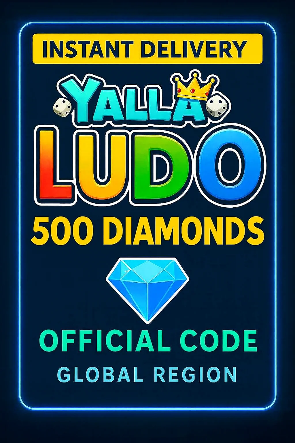 Yalla Ludo - USD 500 Diamonds (INT)
