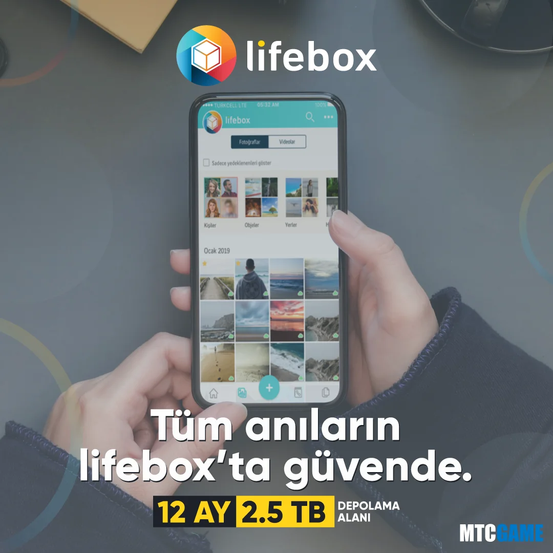 Lifebox 12 Aylık 2,5 TB