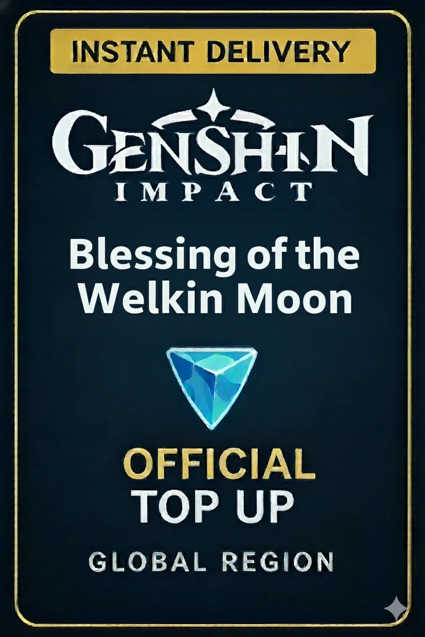 گێنشین ئیمپاکت Blessing of the Welkin Moon Top Up · Genshin Impact