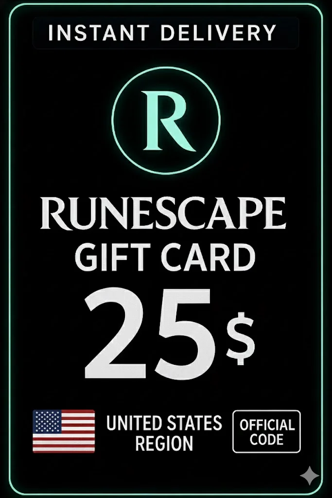 Runescape Gift Card 25 USD