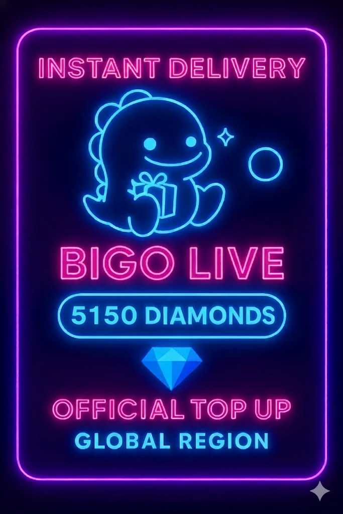 Bigo Live - 5150 Diamonds (Top-Up)