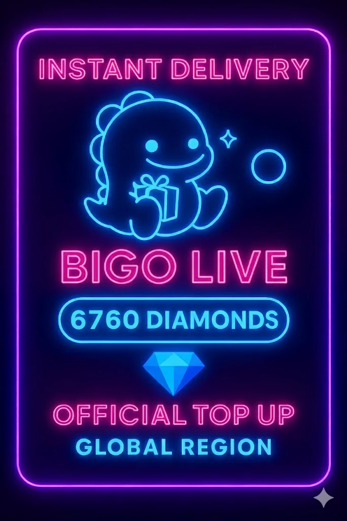 بیگۆ لایڤ - 6760 Diamonds (Top-Up) · Bigo Live