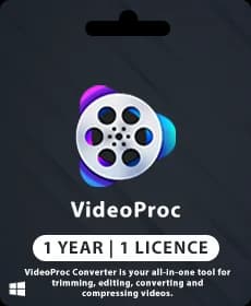 VideoProc Converter | Windows AI Version | Lifetime | 1 computer