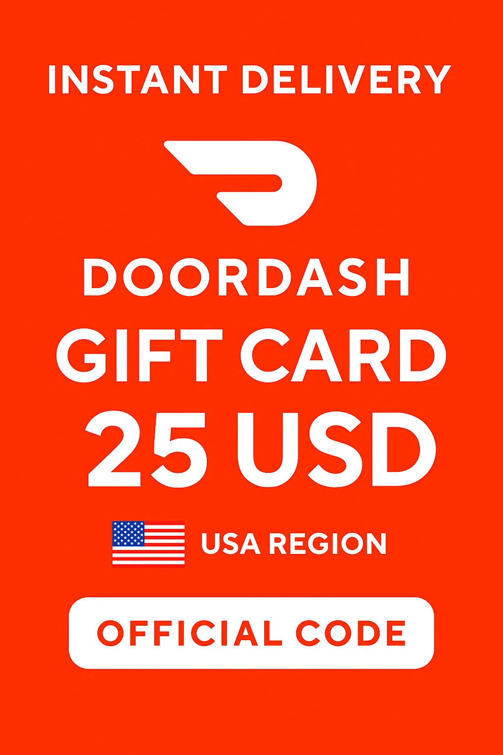 DoorDash Gift Cards - 25$