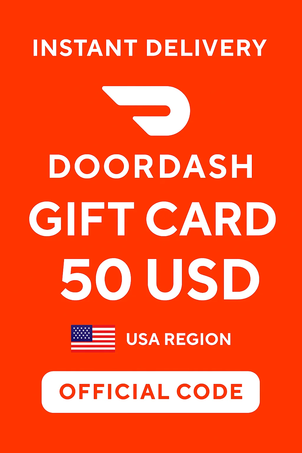 DoorDash Gift Cards - 50$
