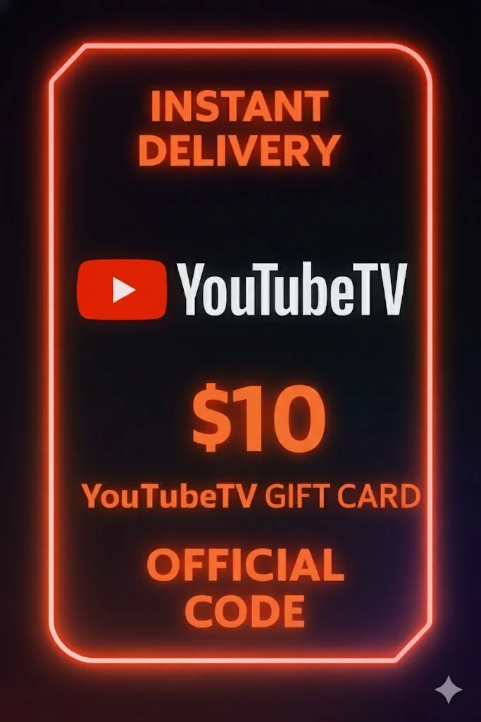 يوتيوب TV Gift Card - 10$ · YouTube