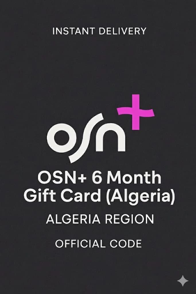OSN+ 6 Month Gift Card (Algeria)