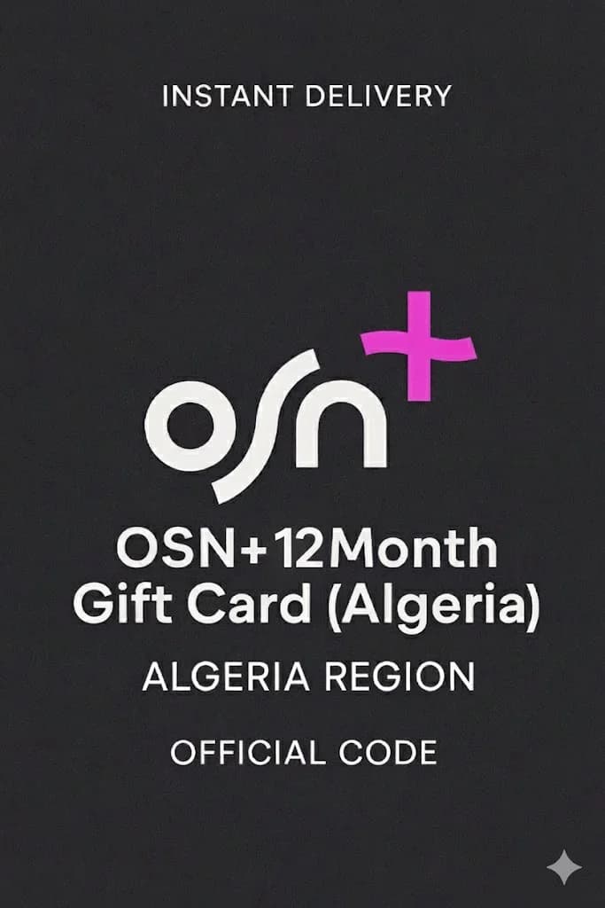 OSN+ 12 Month Gift Card (Algeria)