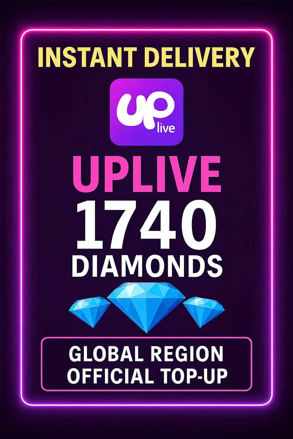 UPlive 1740 Diamonds