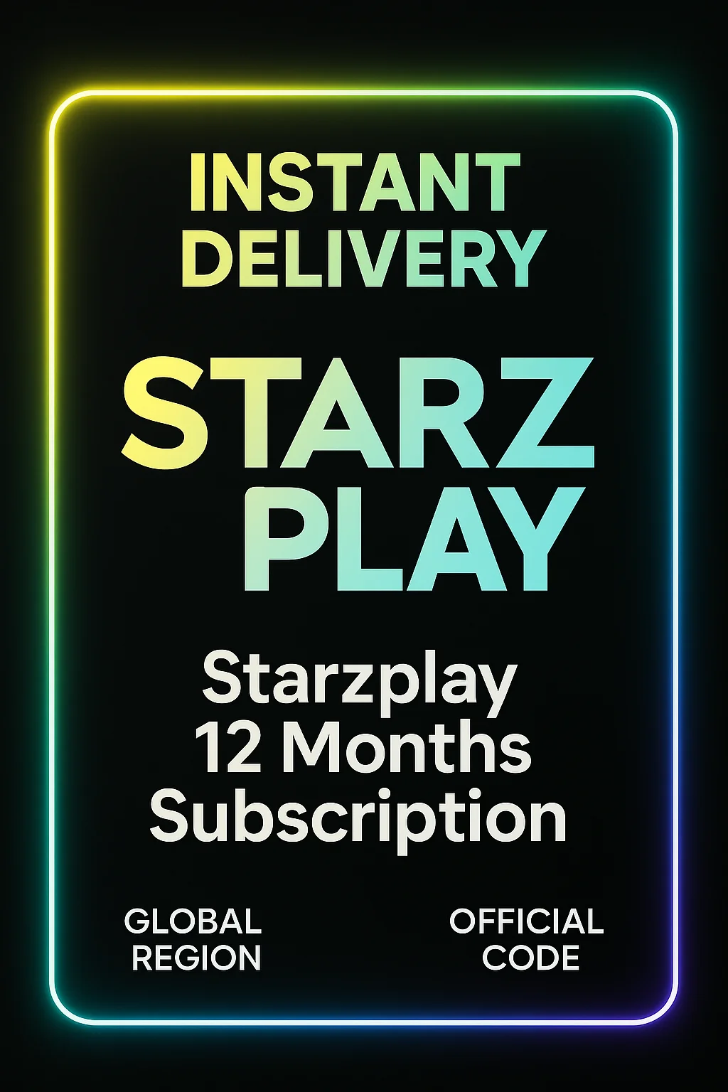 Starzplay 12 Months Subscription