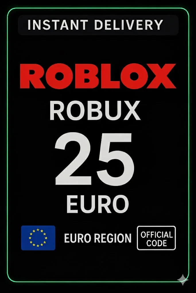 ڕۆبلۆکس 25 یۆرۆ Game Card (EU) · Roblox