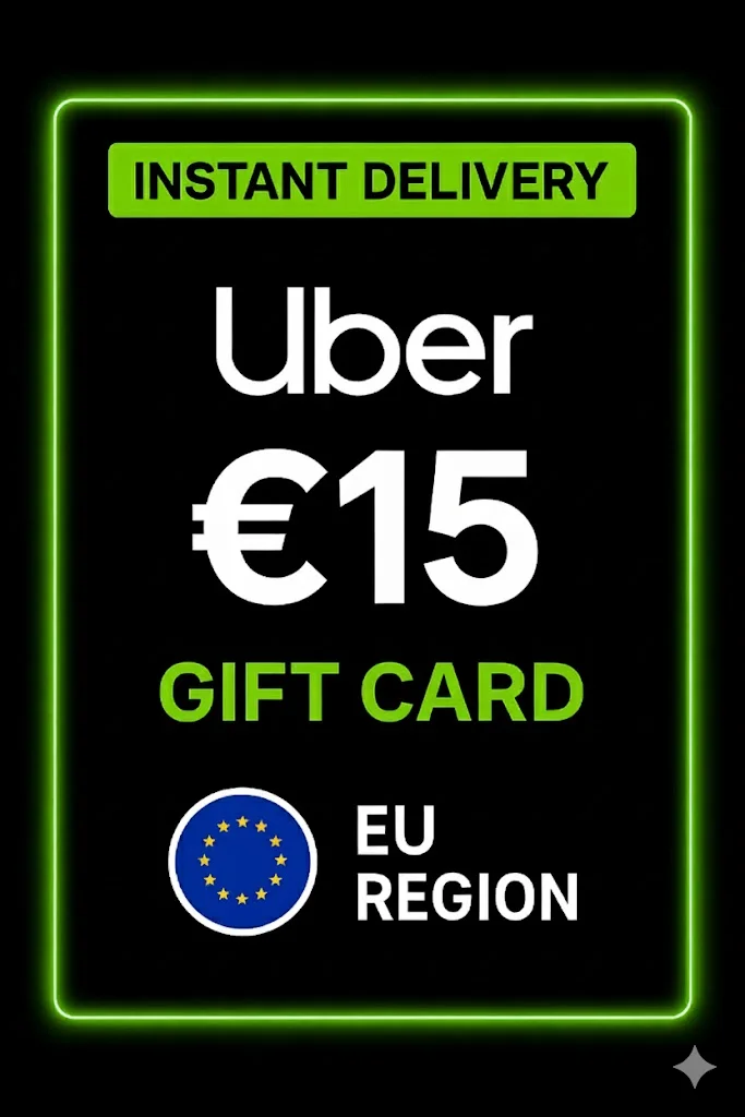 Uber Gift Card 15 EUR