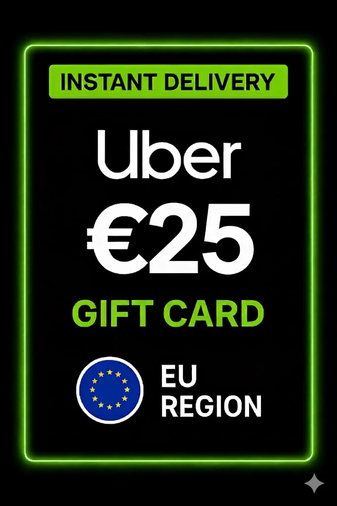 Uber Gift Card 25 EUR