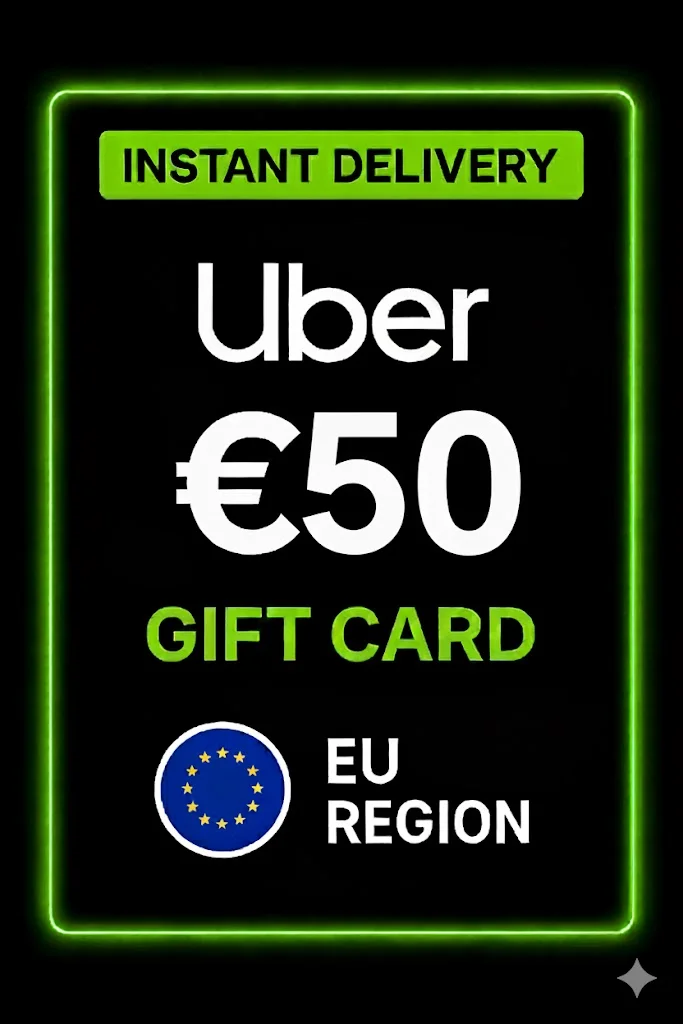 Uber Gift Card 50 EUR