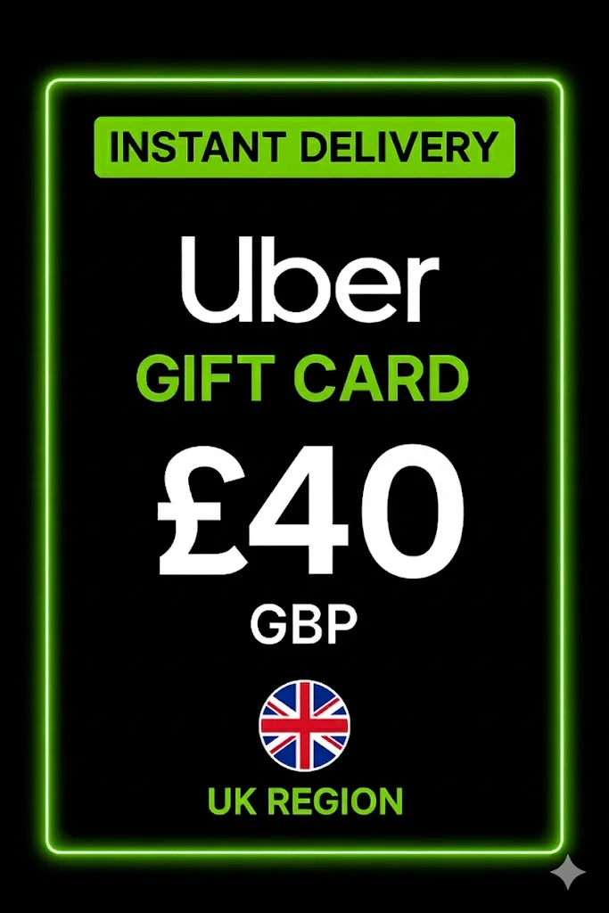 Uber Gift Card - 40 GBP