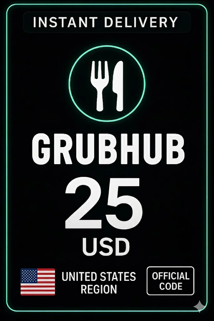 GrubHub 25 USD