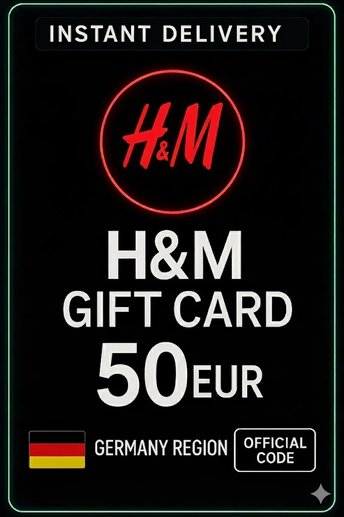 H&M Gift Cards - 50 EUR
