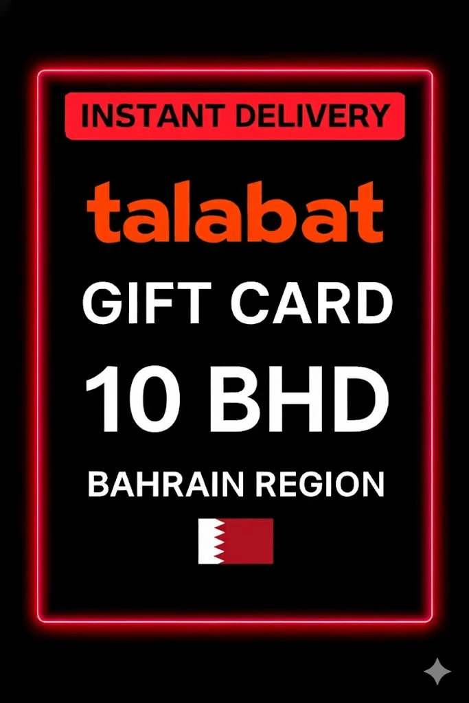 Talabat Gift Card Bahrain 10 BHD