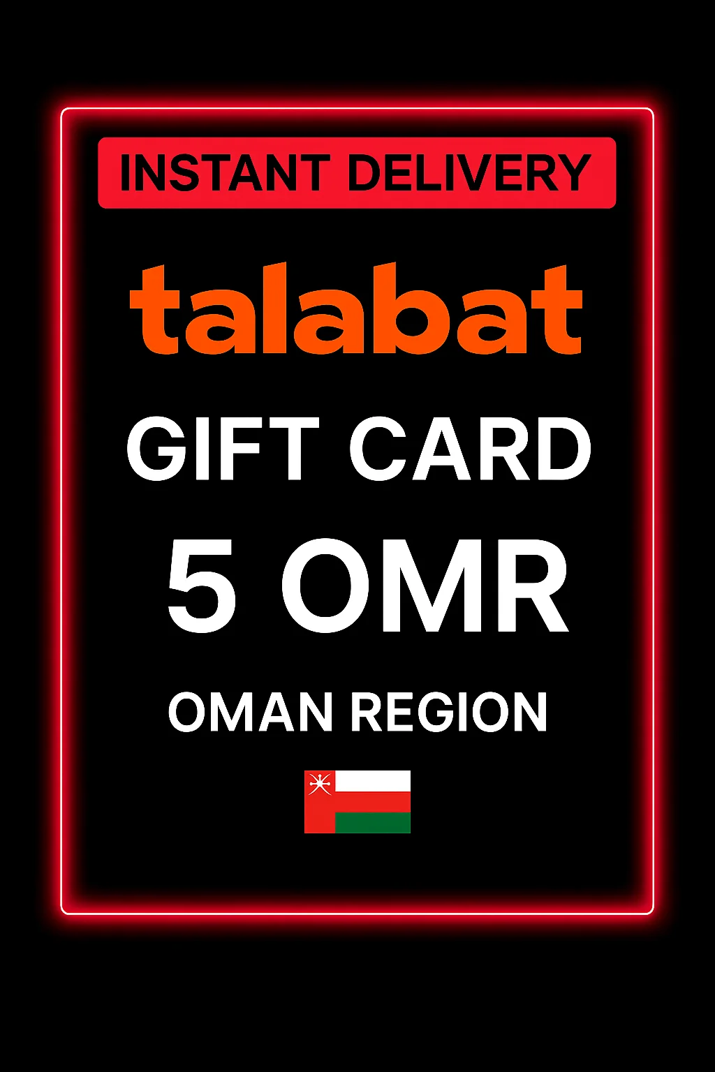 Talabat Gift Card Oman 5 OMR