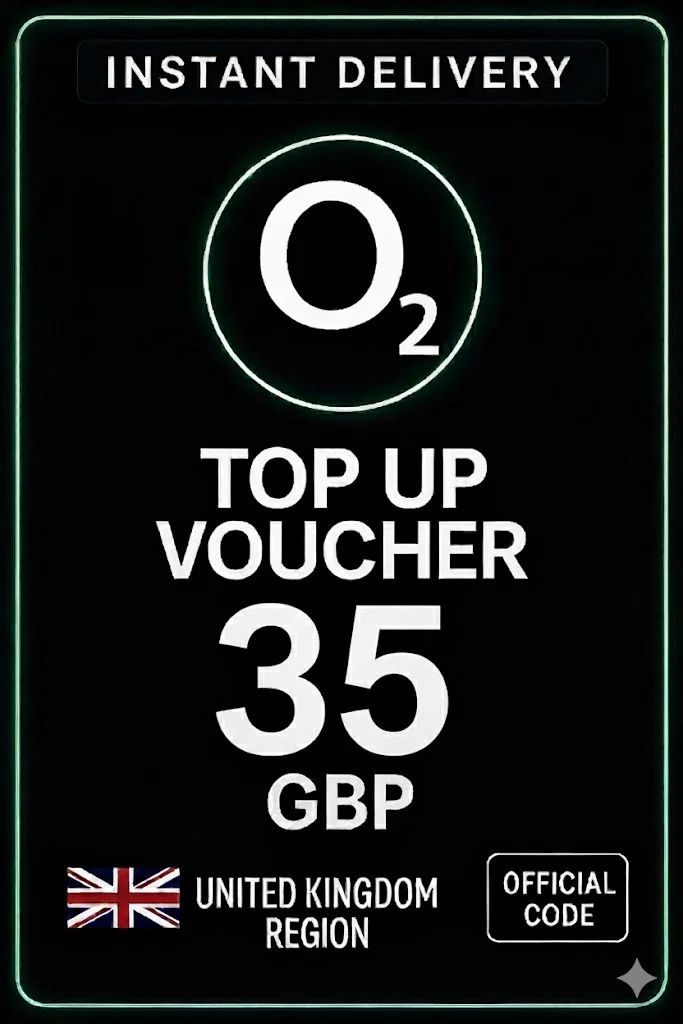 O2 Top-Up Voucher 35 GBP
