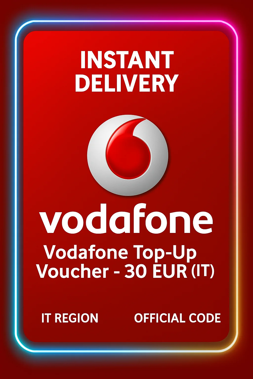 Vodafone Top-Up Voucher - 30 EUR (IT)