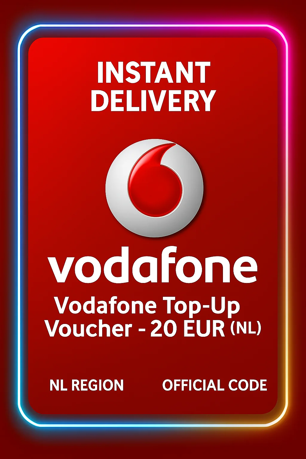 Vodafone Top-Up Voucher - 20 EUR (NL)