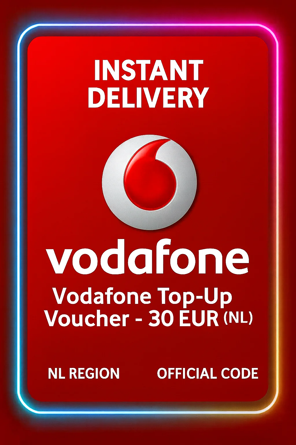 Vodafone Top-Up Voucher - 30 EUR (NL)