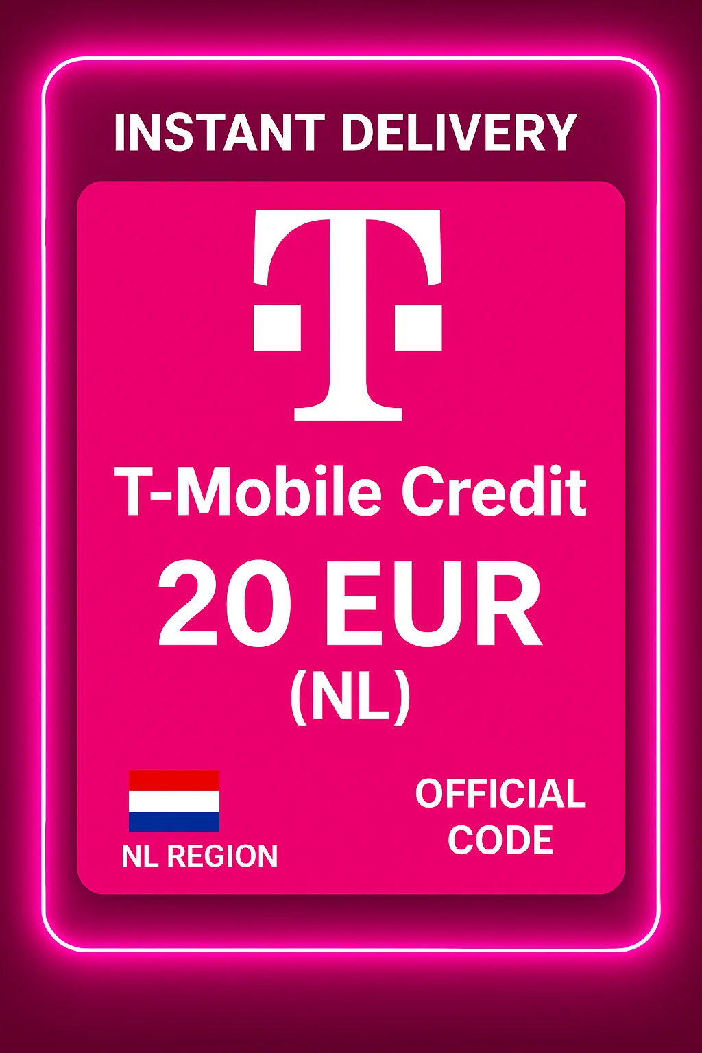 T-مۆبایل Credit - 20 EUR (NL) · Mobile
